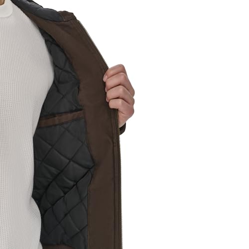Image of Levi's Men's Workwear Cotton Canvas Hooded Bomber Jacket
