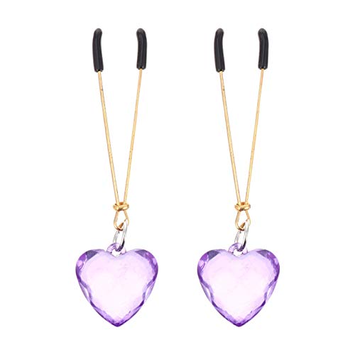 ARTIBETTER Braçadeira de Mamilo Coração Clipe de Leite Clipe de Mamilo Clipe de Clitóris Joias de Ma