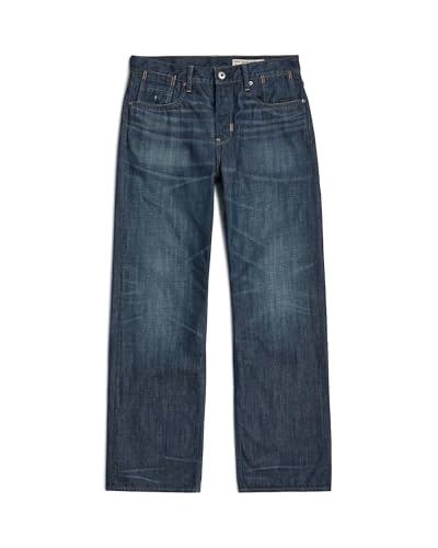 G-STAR Men's Deeggie Relaxed Straight, Colour Blue, Size: Waist 36, Inseam 32