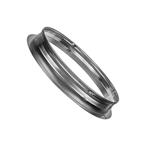 Vent Systems 10" Inch Air Vent Duct Connector Flange Straight Ventilation Pipe Metal Ducting Connector Plate For Cooling Heating Ventilation System Hvac #TOP10