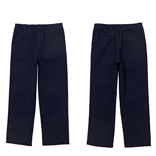 Sywiyi Kids Boys Pull-On Casual Uniform Pants Formal Gentleman Dressy Pants Wedding Birthday Party Trousers3
