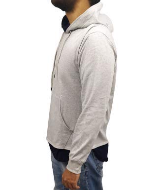 Image of Paul & Gabriel Solid Regular Fit Cotton Hoodie For Men