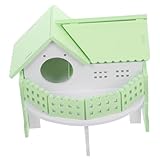 DRESSOOS Laberinto De Conejillo De Indias Casa Escondite De Conejillo De Indias Casas De Animales Pequeños Escondite De Conejillo De Indias Accesorios De Juguete Pequeño Refugio para