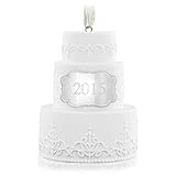 Hallmark Keepsake Ornament Wedding Cake 2015