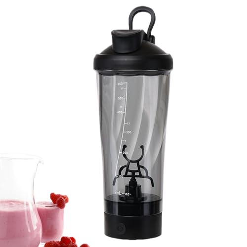 Batidora eléctrica de bebidas, botella agitadora eléctrica portátil para líquido de huevo, vaso mezclador recargable de 700 ml para el hogar, cocina, gimnasio, playa