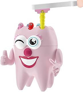 Uping Toddler Magnetic Fishing Toy for 3 Years Old, Montessori Sensory Toys Preschool Teaching Learning Toy for Boys and Girls, Lovely Teeth Brushing Toys for Children Birthday Present