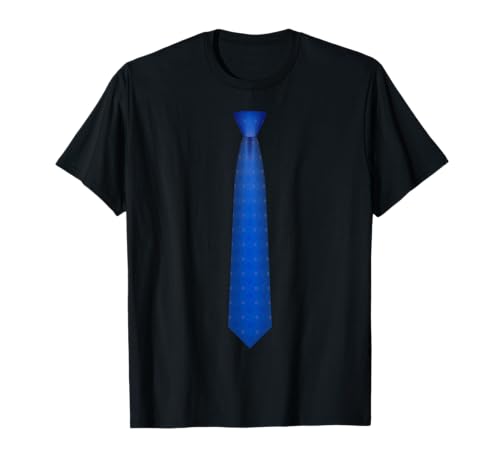 Blue Tie, Necktie Funny Dress Graphic T-Shirt