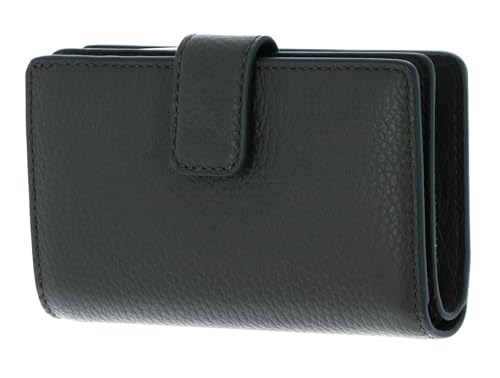 Coccinelle Metallic Soft Mini Wallet Grained Leather Alga