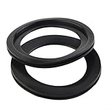 Solaughguy 2 Stück 385311658 WC-Spülkugeldichtung für 300 310 320 RV-Toiletten, kompatibel mit Sealand-Modellen, schwarze Gummidichtung, Reparatursatz für