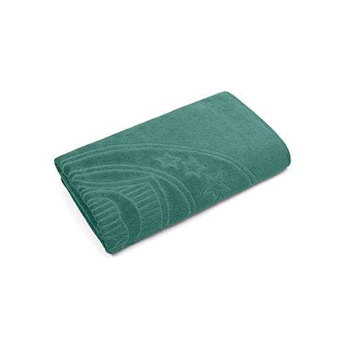 Toalha Felpuda Jacquard Palmeiras 714020 70x140 verde 1 peça