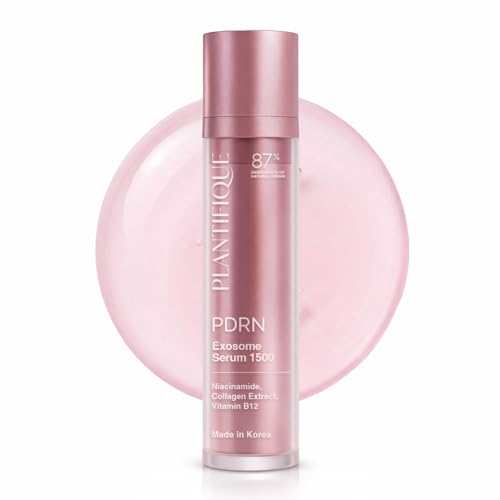 PLANTIFIQUE PDRN Exosome Reedle Shot Serum 1500 PPM – Koreańskie Serum do Twarzy z Efektem Mikronakłuwania – Niacynamid, Kolagen, Kwas Hialuronowy, Centella – Anti Aging, Wsparcie Bariery Skóry