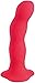 Fun Factory BOUNCER - Dildo con bolas interiores rojo de silicona medica