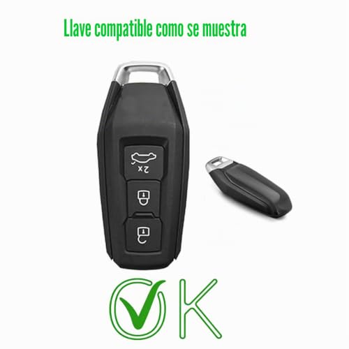 Protector antiarañazos para llave Audi A5 y A6 con textura de carbono negra 2