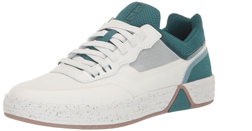 Skechers Men's Alpha Cup Fielder Sneaker, Wht, 8.5