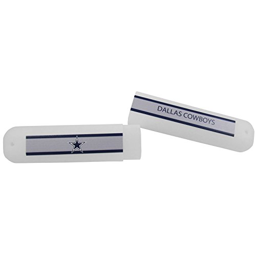 Image of Siskiyou Sports Unisex NFL Dallas Cowboys Travel Toothbrush Case, White, Standard