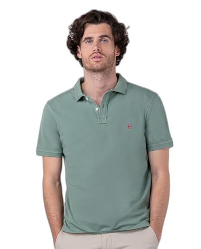 El Ganso Polo Piqué Garment Dyed Verde