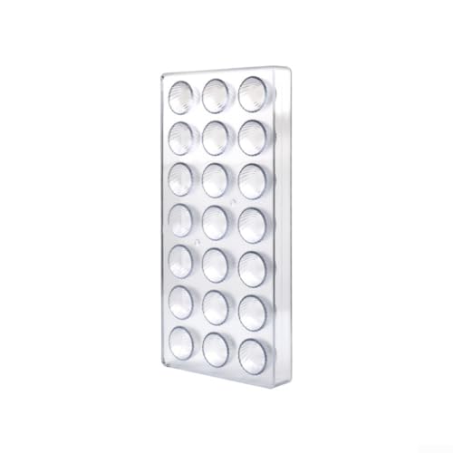 Chocolate apto para alimentos para moldes para varios postres, diseñado para un fácil uso y limpieza (circular roscada)