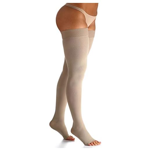 Meia 7/8 Sigvaris AF 862 Select Comfort Premium 20-30 mmHg Sem Ponteira Natural Normal M