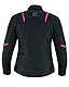 RAXUS Motorradjacke für Damen, für den Winter, wasserdichte Jacke mit CE-Zertifizierung, rot, 36