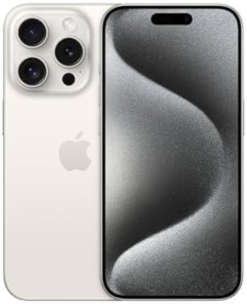 Amazon.com: Apple iPhone 15 Pro, 512GB, White Titanium - Cricket