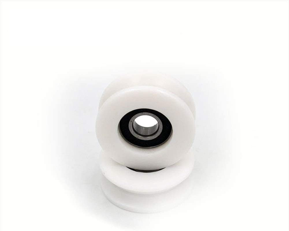 Práctico rodamiento de Bolas 6202 2RS Cubierto sith Pom plástico rodamientos de polea de plástico 15 * 59 * 22mm 6202 RS