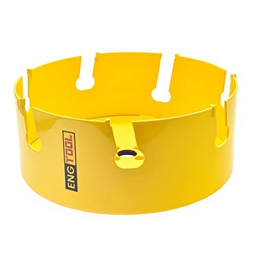 Maxtool 6-5/16" Tct Hole Saw 160Mm Carbide Tipped Holesaw 2.25" Deep Cut Cutting Asphalt Brick Concrete Gypsum Limestone Tile Wood Mdf; Ct00Y57R619 #TOP1