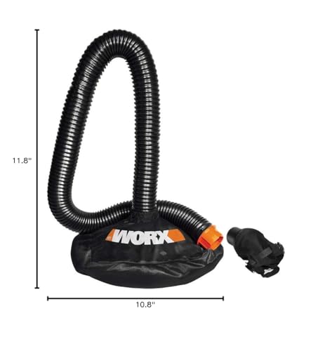 WORX Leaf Collection System for WORX Leaf Blower & Leaf Vacuum with a 5” Inches Tube, WA4054.2