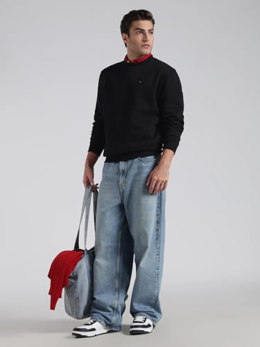 Image of Solid Regular fit Cotton Sweatshirt