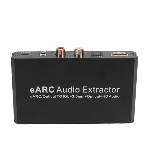 Extractor de audio eARC para solucionar la falta de salida óptica en televisores nuevos
