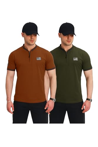 Lymio Polo T Shirt for Men || T Shirt for Man || Collar T Shirt Style Men (Packs Also Available) (Polo-51-54)