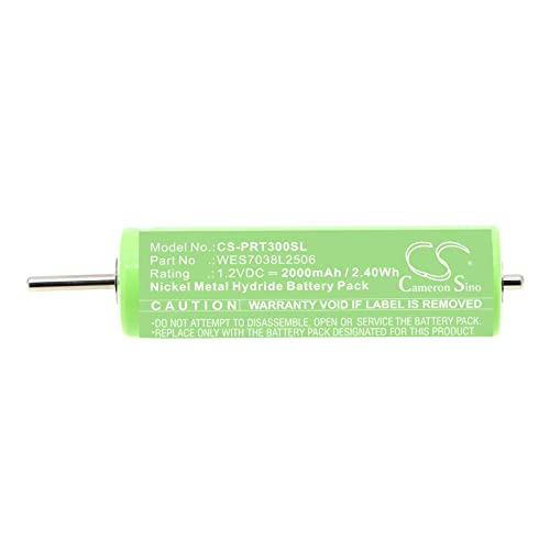 XSPLENDOR 2000mAh Replacement Battery for Panasonic ES-RT30 ES-RT40 ES-SA40 ES3042 ES4001 PN WES7038L2506 WERGB80L2508 WESSL41L2508 WER217L2509