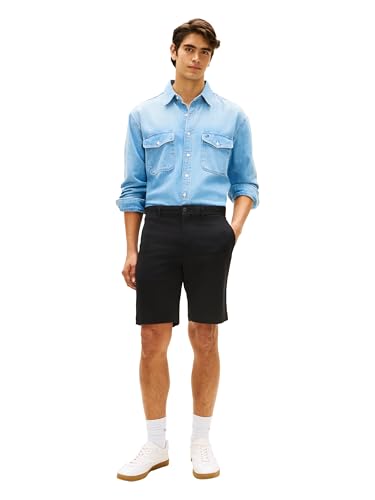 Image of Tommy Hilfiger Men's Casual Cotton Shorts 9.5 Inch with Stretch, Also Available in Big and Tall