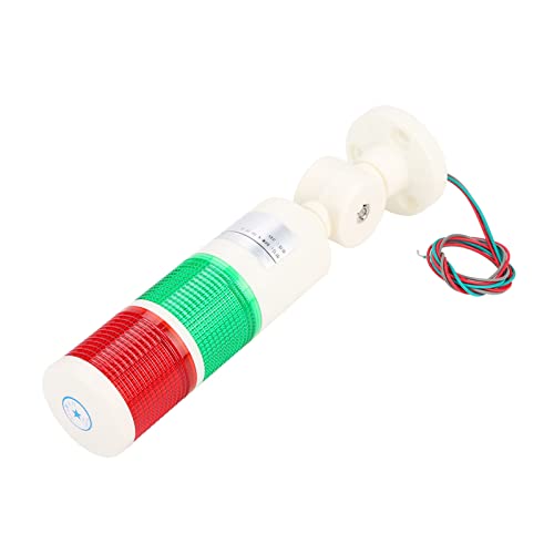 Indicador LED de Luz de Advertência Verde Vermelha, Design de Base Dobrável, Adequado para Exterior,