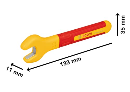Clé plate VDE BOSCH 13 mm Inclinée à 15° Isolée jusquà 1000 V Ergonomique - vue 5