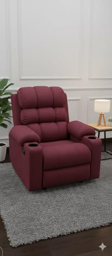 Image of Recliner Manual roacking & revolving Cushy hub Recliner