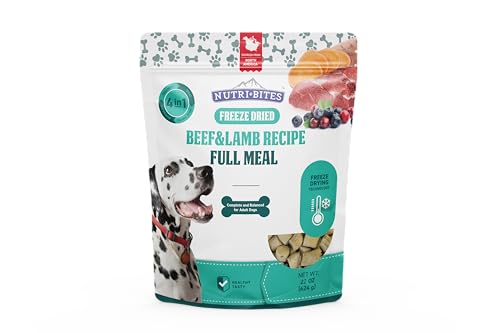 Nutri-Bites-Freeze-Dried-Dog-Food-Full-Meal-Beef-Lamb-Recipe-22-oz-Complete-Balanced-Fresh-Healthy-High-Protein-Pet-Meal-with-Real-Meat-for-Medium-Large-Breeds - Cucciolini Doodles   Nutri-Bites-Freeze-Dried-Dog-Food-Full-Meal-Beef-Lamb-Recipe-22-oz-Complete-Balanced-Fresh-Healthy-High-Protein-Pet-Meal-with-Real-Meat-for-Medium-Large-Breeds