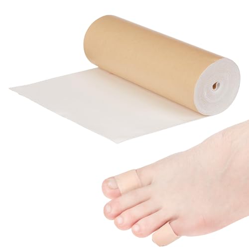 Image of Rolyan Non-Latex Moleskin Roll, 9 inch x 4 yards, Beige, Padding with Paper Backed Adhesive, Cut to Fit for Splints, Braces, and Casts, Soft Flexible Tape for Blister Prevention & Skin Protection