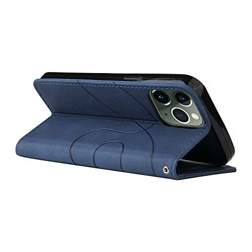 Coque en cuir flip cover pour iPhone 14 13 12 11 étui noir - 3