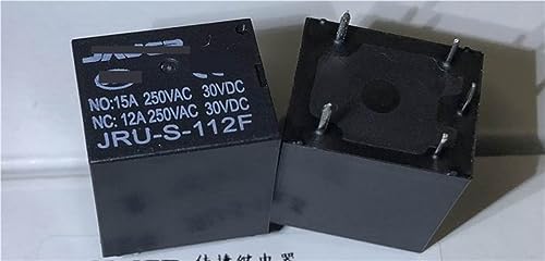 Relé JRU-S-112F 22F-1C-12V-15A de 5 pines para circuito impreso PCB