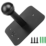 Violiica Wandbefestigung für Fahrradträger mit Kugelgelenk, 60 kg Tragkraft, inklusive Schrauben und Erweiterungsstiften für Anhängerkupplung, schwarz