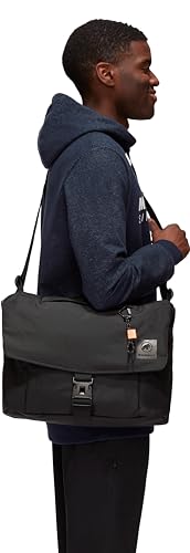Mammut Xeron Messenger 8 | Umhängetasche für Damen und Herren, Arbeitstasche mit Outdoor Design, Wasserabweisende Schultertasche, Laptoptasche, Sportlich, Unisex | Black (Schwarz), 8l