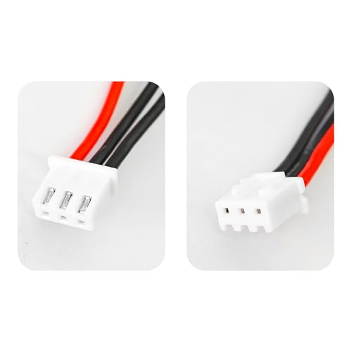 10PCS JST-XH Cable Extensor para Balanceo 2S, 3.9" 22AWG miniatura 3