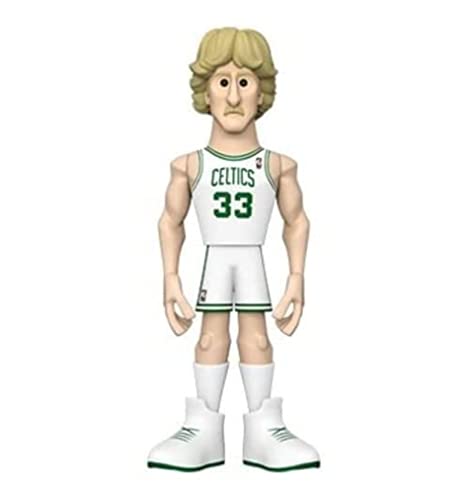 Funko Gold 5' NBA Legends: Celtics - Larry Bird - 1/6 de Probabilidades de Obtener la RARA Variante Chase - Figura de Acción de Vinilo Coleccionable - Idea de Regalo de Cumpleaños y Exhibir