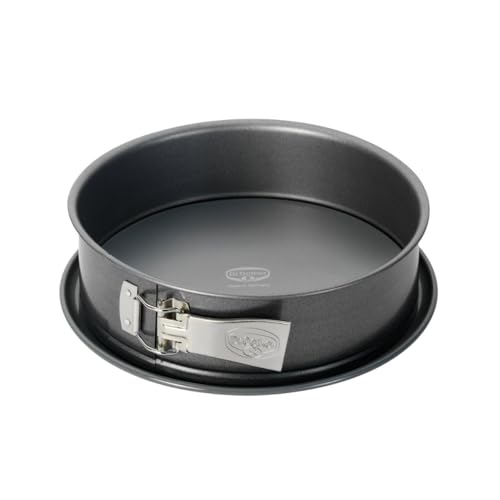 Dr. Oetker Springform Ø 28 cm, auslaufsichere Kuchenform, runde Backform aus Stahl mit keramisch...