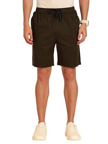 Image of Thomas Scott Men's | Solid | Mid Rise | 100% Cotton | Casual | Light Weight | Chino | Shorts for Men