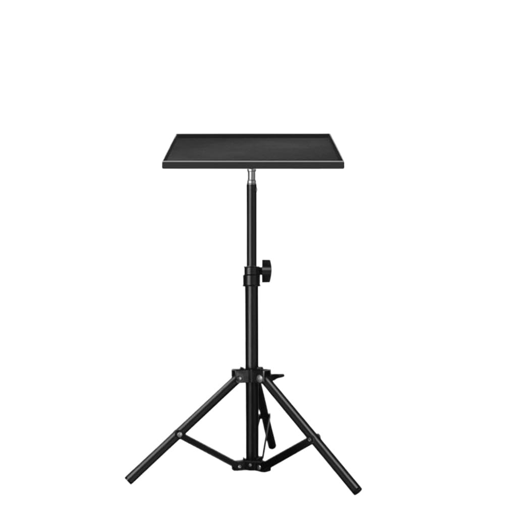 Bandeja de trípode para proyector con soporte de varilla telescópica ajustable en altura de rosca de 1/4 pulgadas Compatible con DJ(with 55CM Tripod)