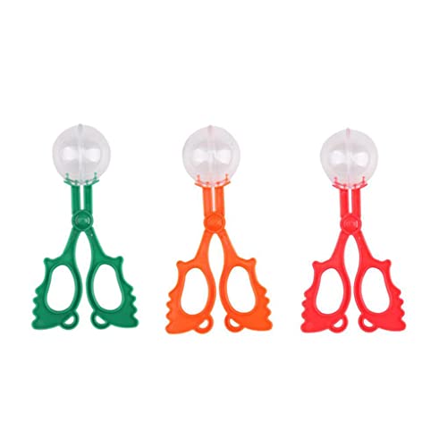 WUUOSSYUIS 3X clipe de bola de neve tesoura alicate capacidade manual apanhador de insetos ferrament