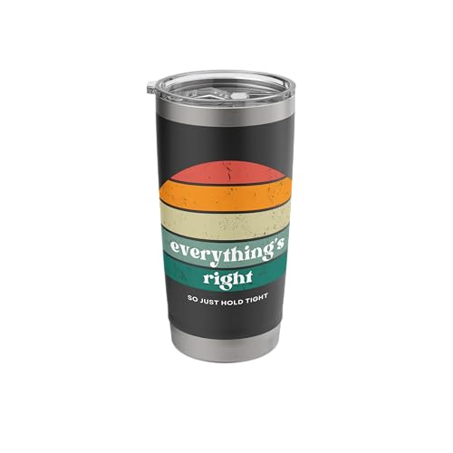 Retro Phish Everything’s Right (so just hold tight) Stainless Steel Insulated Tumbler