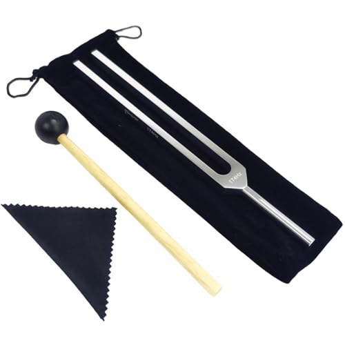 Miwayer Professional UT 174 Hz Tuning Forks for Healing Medical and Music - Multi-Frequency Tuning Fork Kit for Sound Therapy Meditation Chakra Balancing and Instrument Tuning