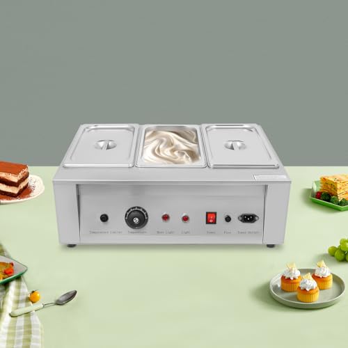 Olla para derretir chocolate con 3 tanques y control térmico miniatura 2